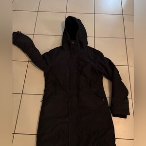 Women's Aritzia Black hooded winter coat